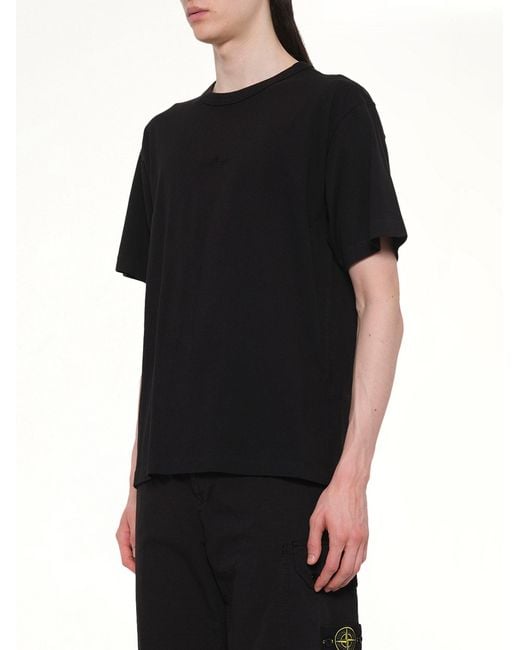 Stone Island Black 210003 S/S T-Shirt for men