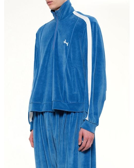 Doublet Blue Bubblegum Inflated Track Jacket for men