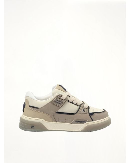 Represent Natural Studio Leather Sneakers for men