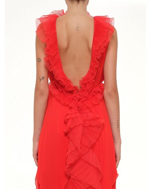 Givenchy Red Pod Dress