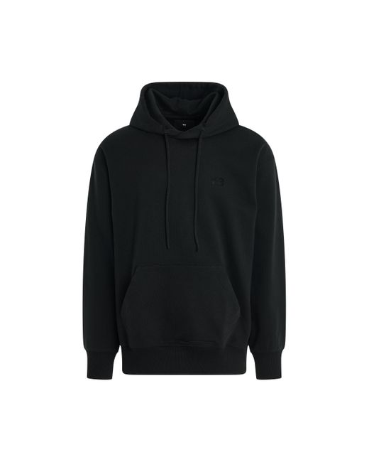 Y-3 Black 'French Terry Basic Hoodie, Long Sleeves, , 100% Cotton, Size: Small for men