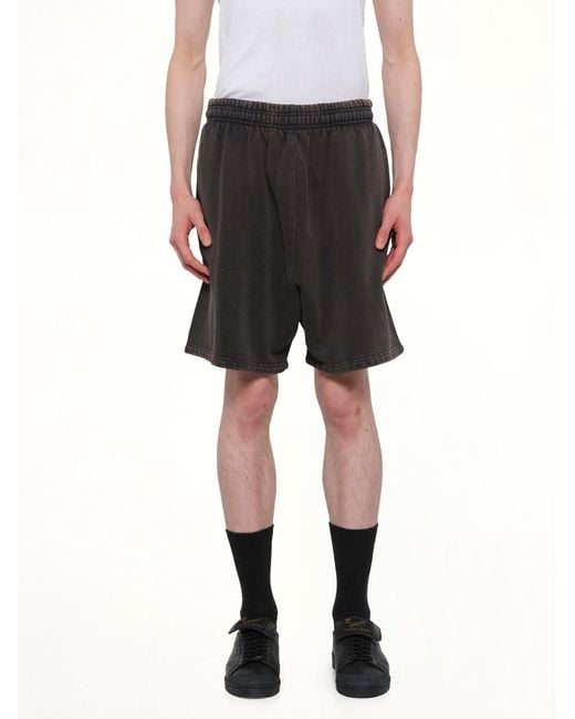 Entire studios Black Standard Sweatshort for men