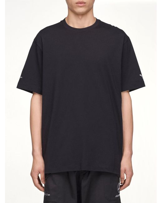 Y-3 Black F1 Star Ss T-Shirt for men