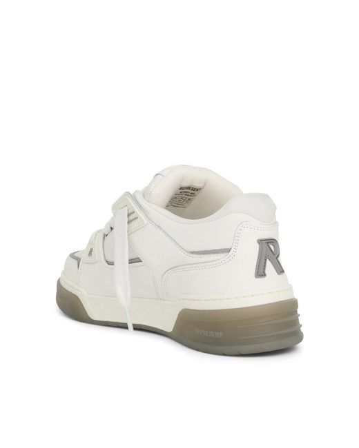 Represent White Studio Low Top Sneakers, /, 100% Rubber for men