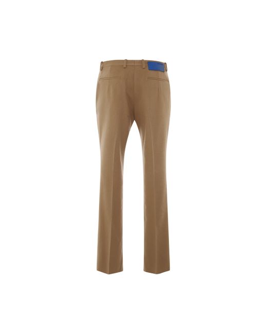 Off-White c/o Virgil Abloh Natural Off- Tags Cashmere Slim Pants, , 100% Cashmere for men
