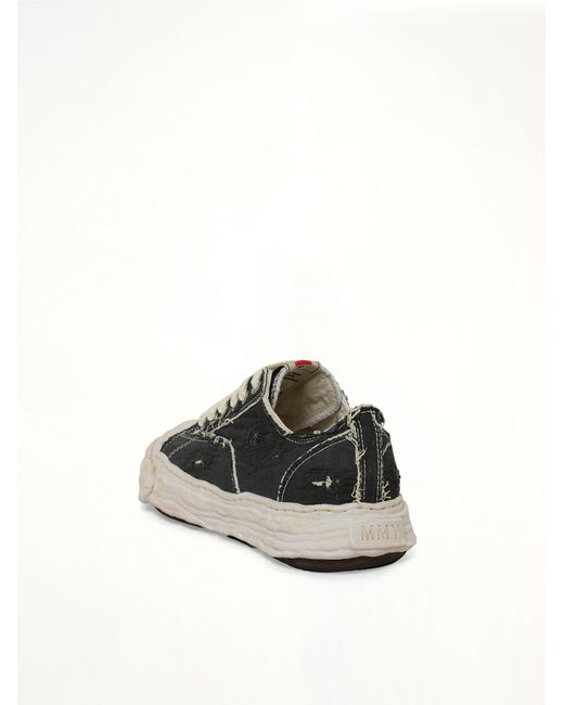 Maison Mihara Yasuhiro Black Peterson 23 Og Ripping & Dyeing Sneaker for men