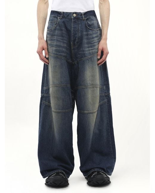 Balenciaga Baggy Denim Pants, Size: Small in Blue for Men | Lyst UK