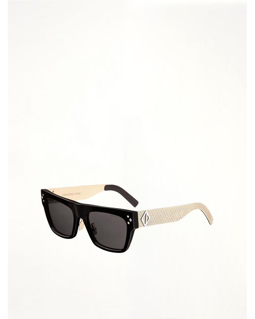 Dior Black Cd Diamond S8F 12A055 Sunglasses