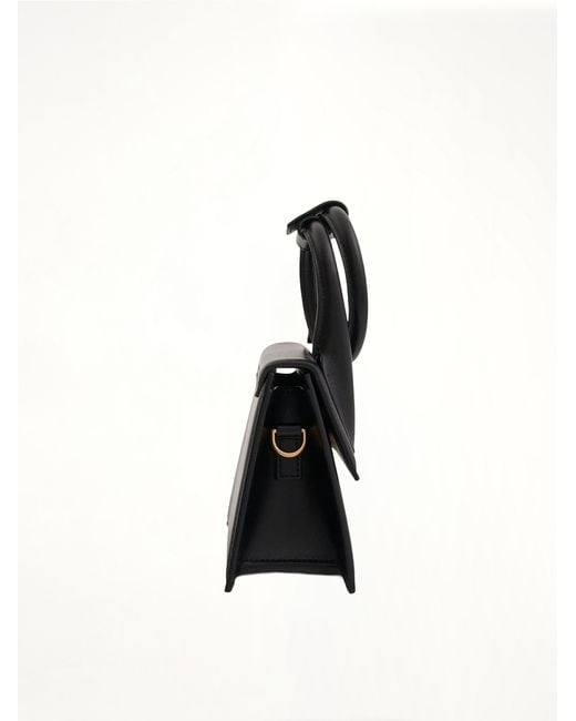 Jacquemus Black Le Chiquito Noeud Leather Bag