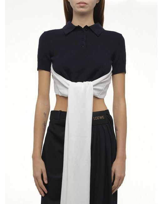 Loewe Black Polo Sweater