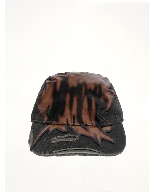 DIESEL Brown C-Ker Cap for men
