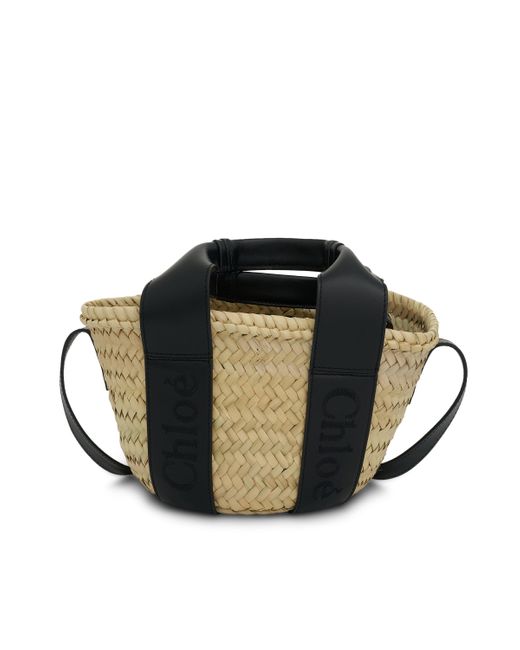 Chloé Black Sense Small Basket, , 100% Leather