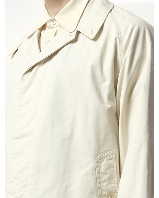 Maison Margiela Natural Trench Rain Coat, 100% Cotton for men