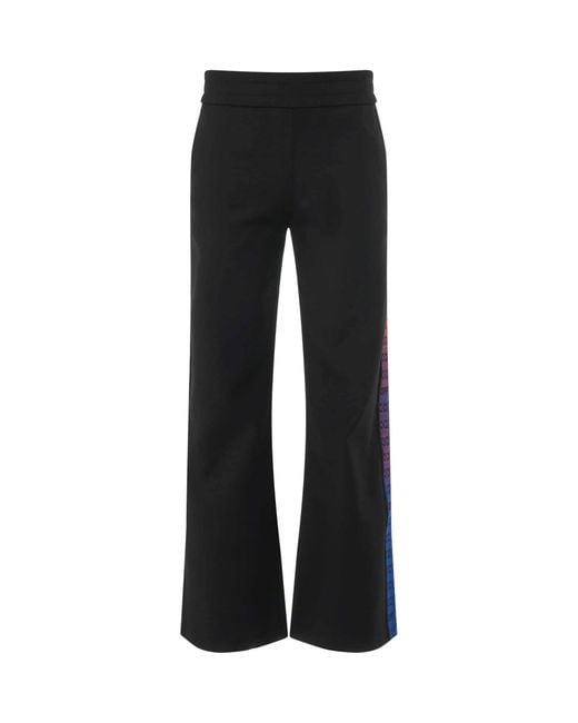 Off-White c/o Virgil Abloh Black Monogram Logo Band Track Pants, 100% Cotton