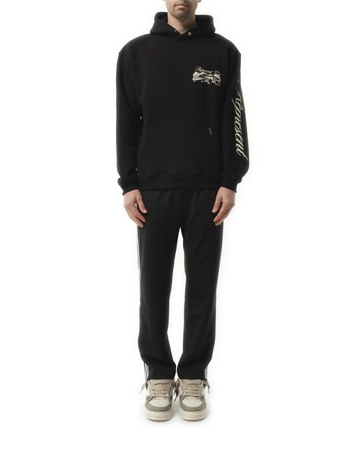 Represent Black Raceway Hoodie, 100% Cotton, Size: Small for men