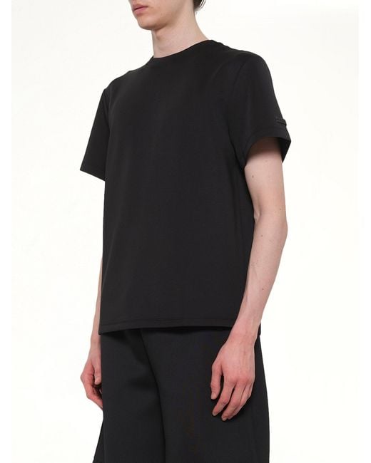 Entire studios Black Scuba T-Shirt for men