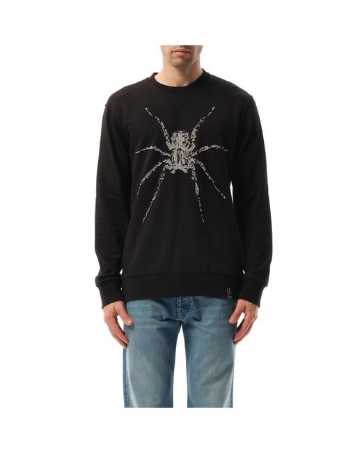 Lanvin Black 'Spider Emb Sweatshirt, , Size: Small for men