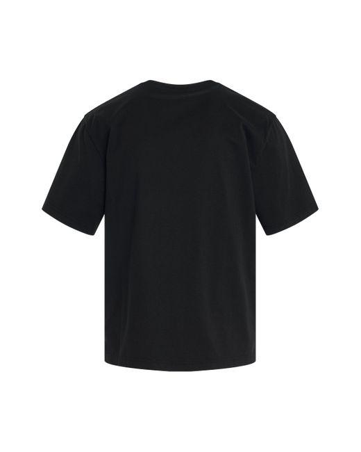 Palm Angels Black 'Logo Slim T-Shirt, Short Sleeves, /, 100% Cotton, Size: Small for men