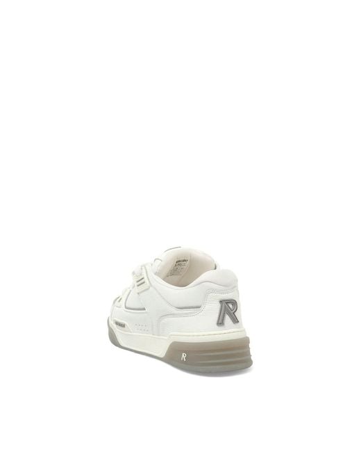 Represent White Studio Sneakers, 100% Leather for men