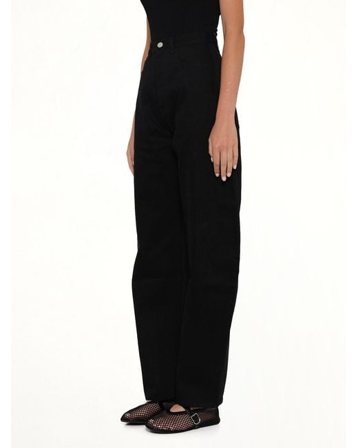 Alaïa Black Round Pants