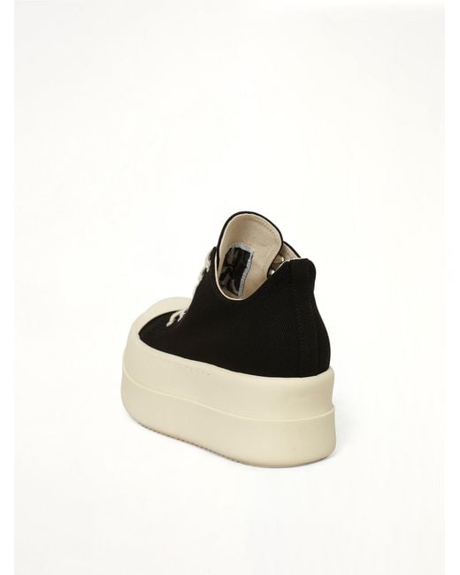 Rick Owens Black Mega Bumper Low Sneaks