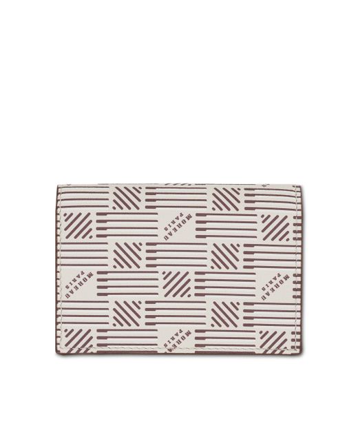 Moreau White Flap Wallet With Gusset, , 100% Calf Leather