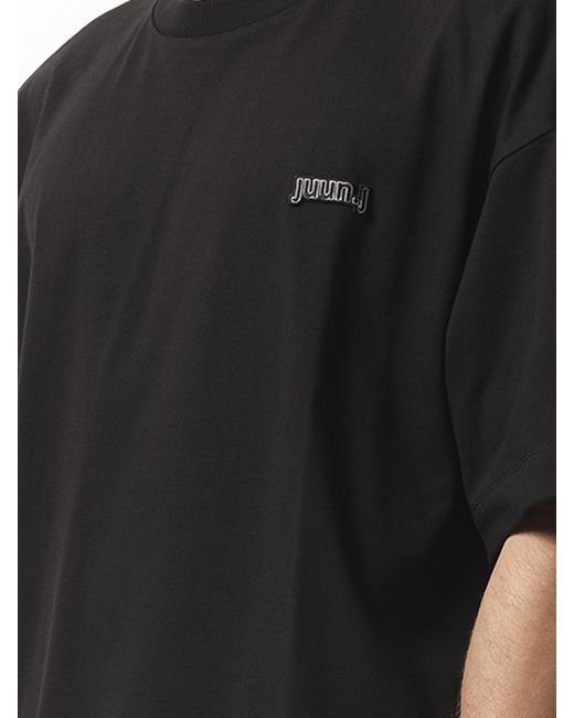 Juun.J Black Archive De Juun.J Basic T-Shirt, Short Sleeves, 100% Cotton, Size: Medium for men