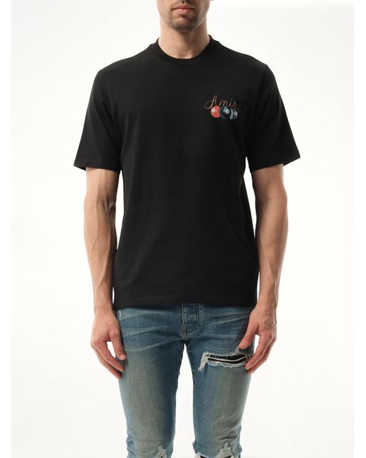 Amiri Black Pool Cue T-Shirt for men