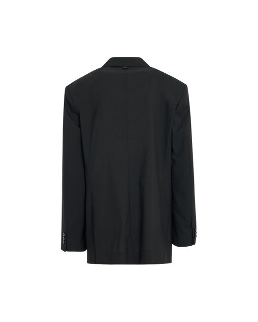 Wooyoungmi Black Wool Oversized Blazer, , 100% Wool for men