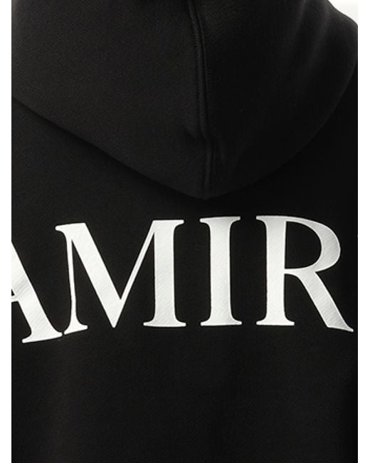 Amiri Black Ma Core Logo Hoodie