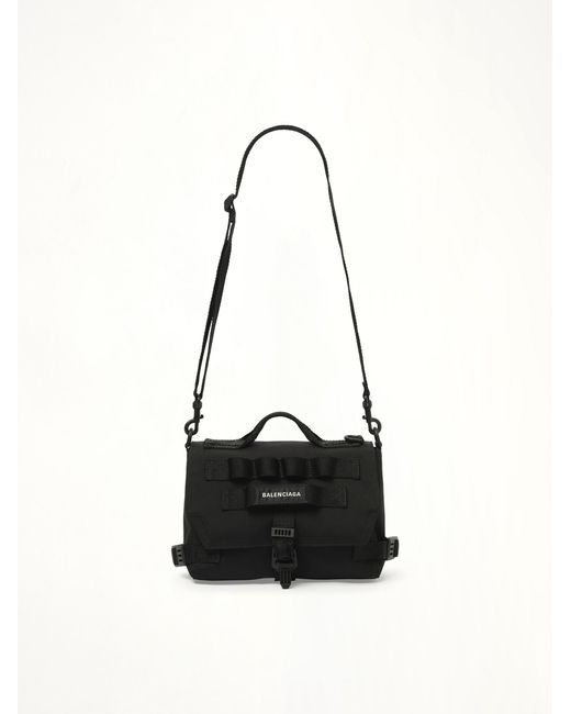 Balenciaga White Army Messenger Bag for men
