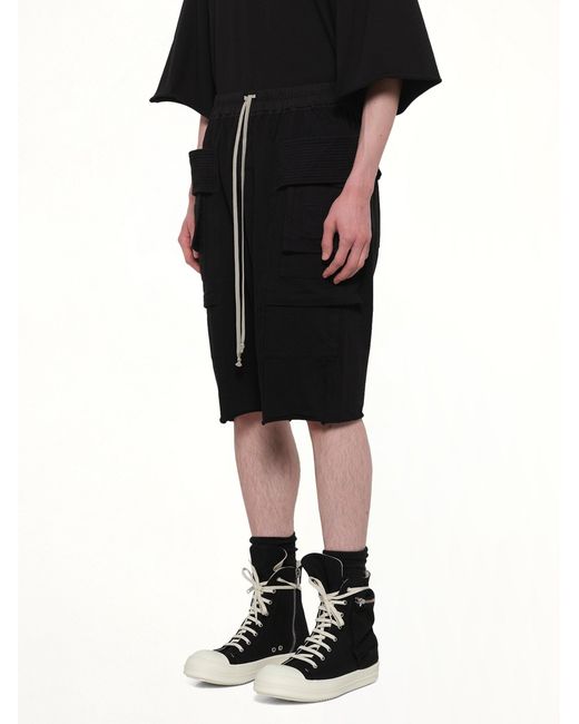 Rick Owens Black Creatch Cargo Pods for men