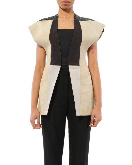 Rick Owens Black Leather Jacket, 100% Leather