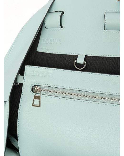 Loewe Blue Medium Hammock Bag