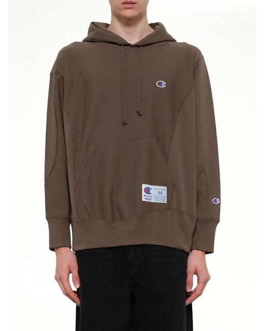 Undercover Brown Champion X Uc Hoodie for men