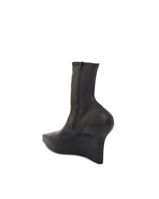Givenchy Black Nappa Leather Ankle Boots