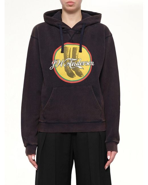 JWA Blue Cola Boots Hoodie