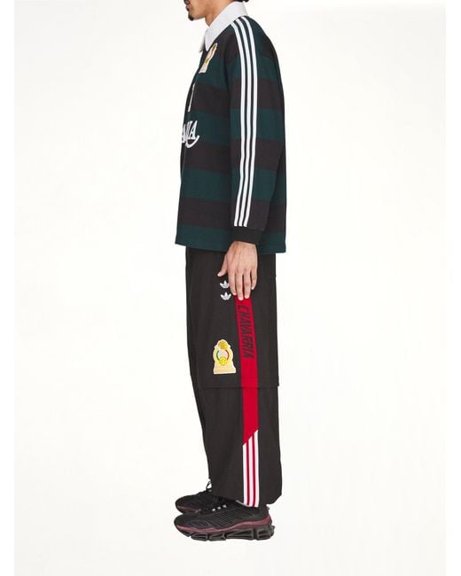 Willy Chavarria Black Adidas X Chavarria Portero Rugby Longsleeve for men