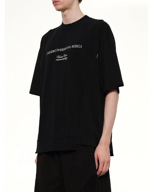 Undercover Black Ism For Rebel T-Shirt for men