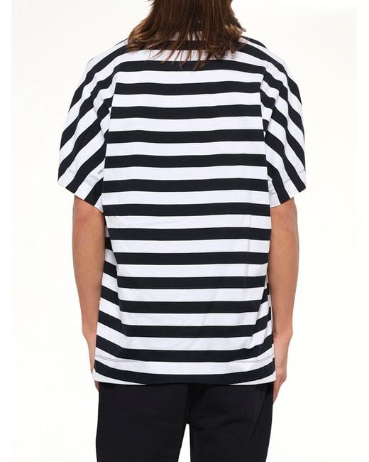 Juun.J Blue Striped Top for men