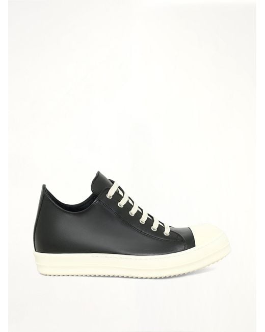 Rick Owens Black Low Sneaker for men