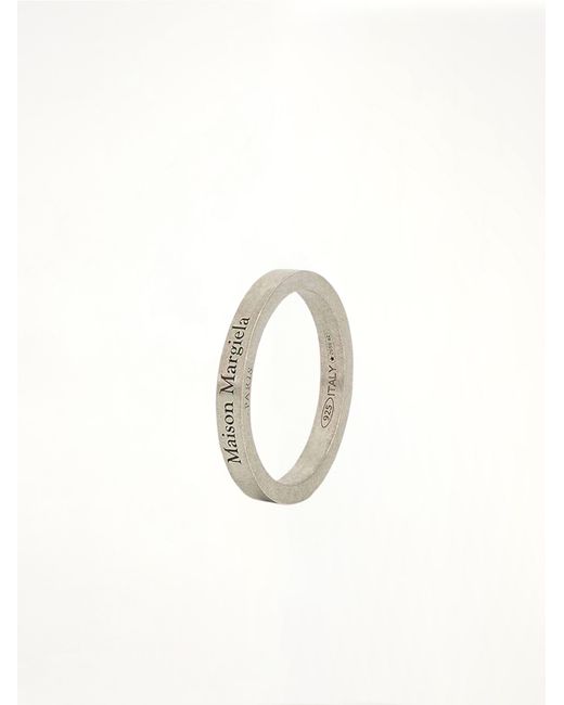 Maison Margiela White Margiela Logo Ring