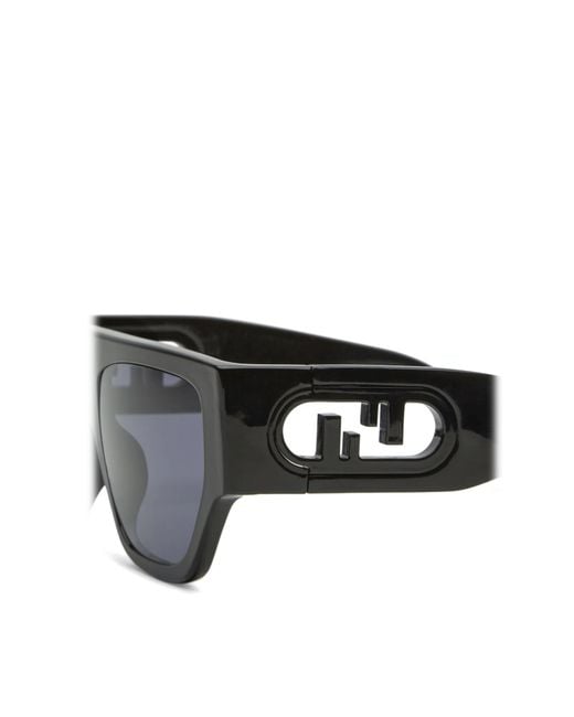 Fendi Black Fe40108U 5401V Injected Sunglasses