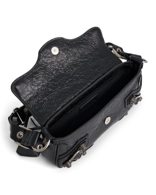 Balenciaga Black Le Cagole Sling Bag Xs, , 100% Lamb Leather