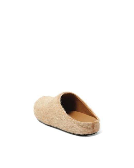 Marni Natural Fussbett Sabot Mule Sandals, 100% Rubber for men