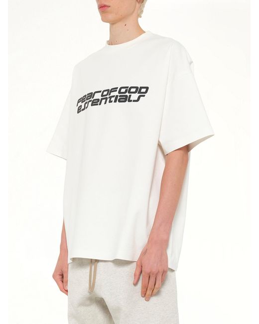 Fear Of God White 90's Short Sleeve T-Shirt for men