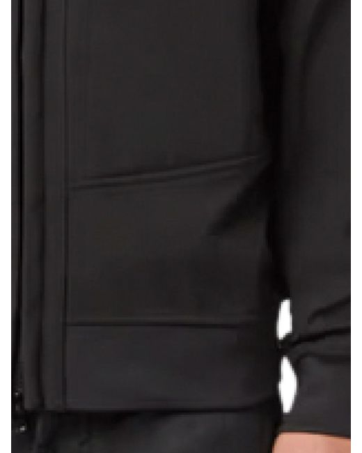 Stone Island Black Soft Shell Light Jacket, 100% Polyester, Size: Small for men