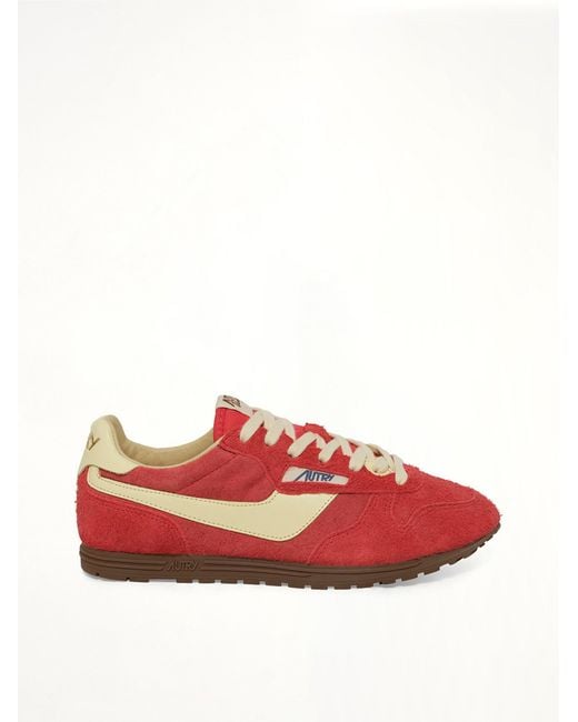 Autry Red Windspin Low Sneaker