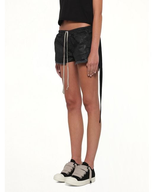 Rick Owens Black Denim Fog Boxers