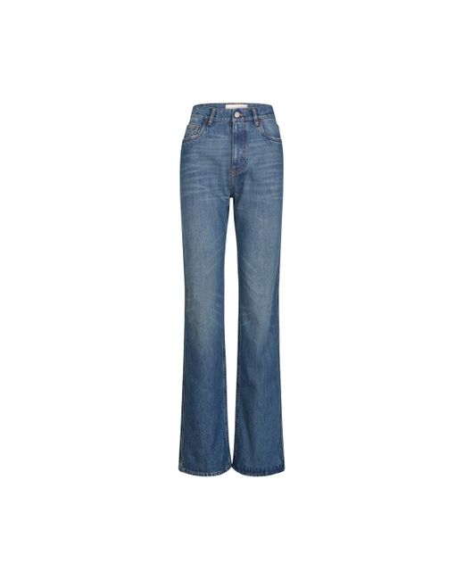 Coperni Blue Straight Leg Denim Pants, , 100% Cotton, Size: Medium
